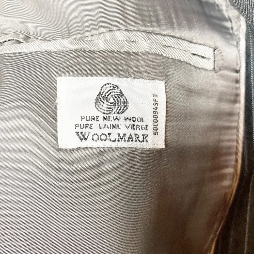 Daniel Hechter pinstripe grey Wool suit jacket Blazer